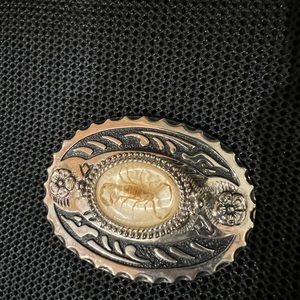 Metal scorpion belt buckle